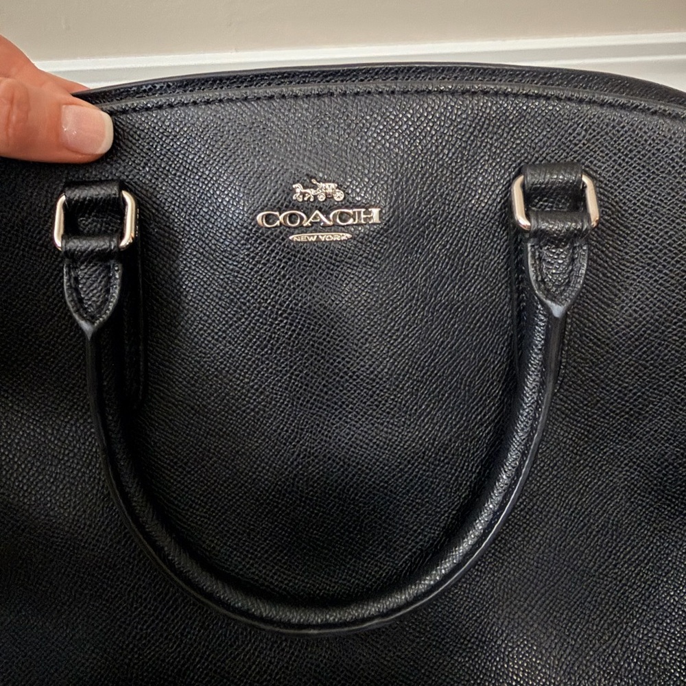 Coach Sage Carryall Satchel in Black Leather - Picture 6 of 10